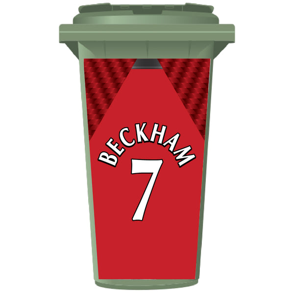 Man Utd 96-98 Kit Beckham Bin Sticker