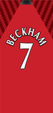 Man Utd 96-98 Kit Beckham Bin Sticker